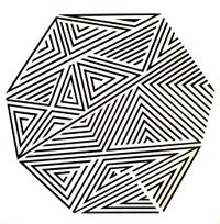 Octagon I (2013) 115x115 cm